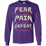 T-Shirts Purple / YS DOES NOT EXIST Youth Long Sleeve T-Shirt