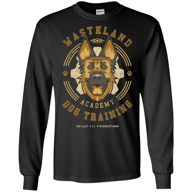 T-Shirts Black / S Dogmeat Training Academy Men's Long Sleeve T-Shirt