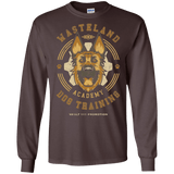 T-Shirts Dark Chocolate / S Dogmeat Training Academy Men's Long Sleeve T-Shirt