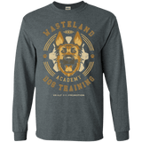 T-Shirts Dark Heather / S Dogmeat Training Academy Men's Long Sleeve T-Shirt