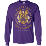 T-Shirts Purple / S Dogmeat Training Academy Men's Long Sleeve T-Shirt