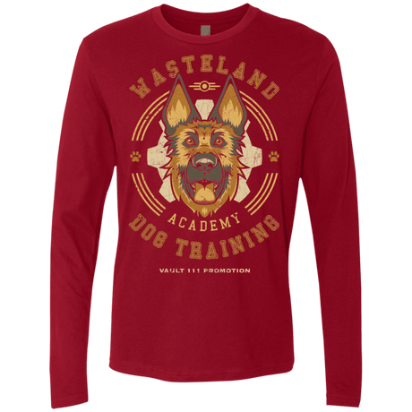 T-Shirts Cardinal / S Dogmeat Training Academy Men's Premium Long Sleeve