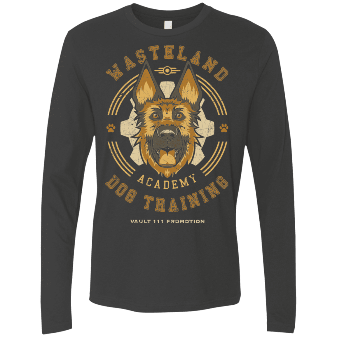 T-Shirts Heavy Metal / S Dogmeat Training Academy Men's Premium Long Sleeve