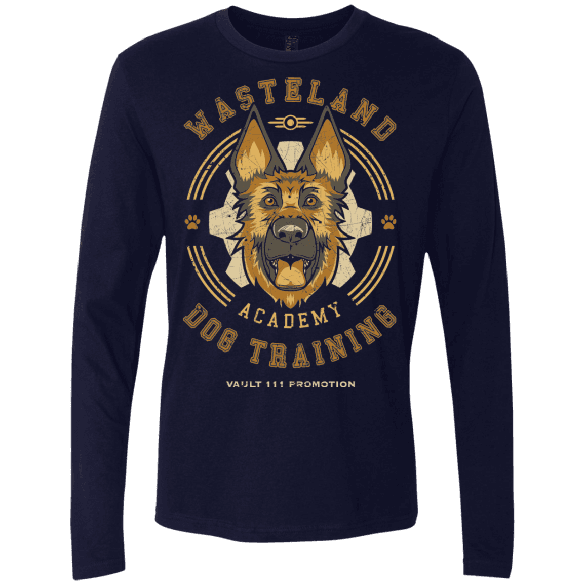 T-Shirts Midnight Navy / S Dogmeat Training Academy Men's Premium Long Sleeve
