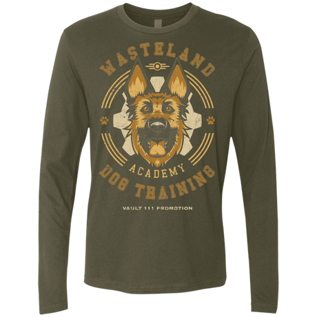 T-Shirts Military Green / S Dogmeat Training Academy Men's Premium Long Sleeve