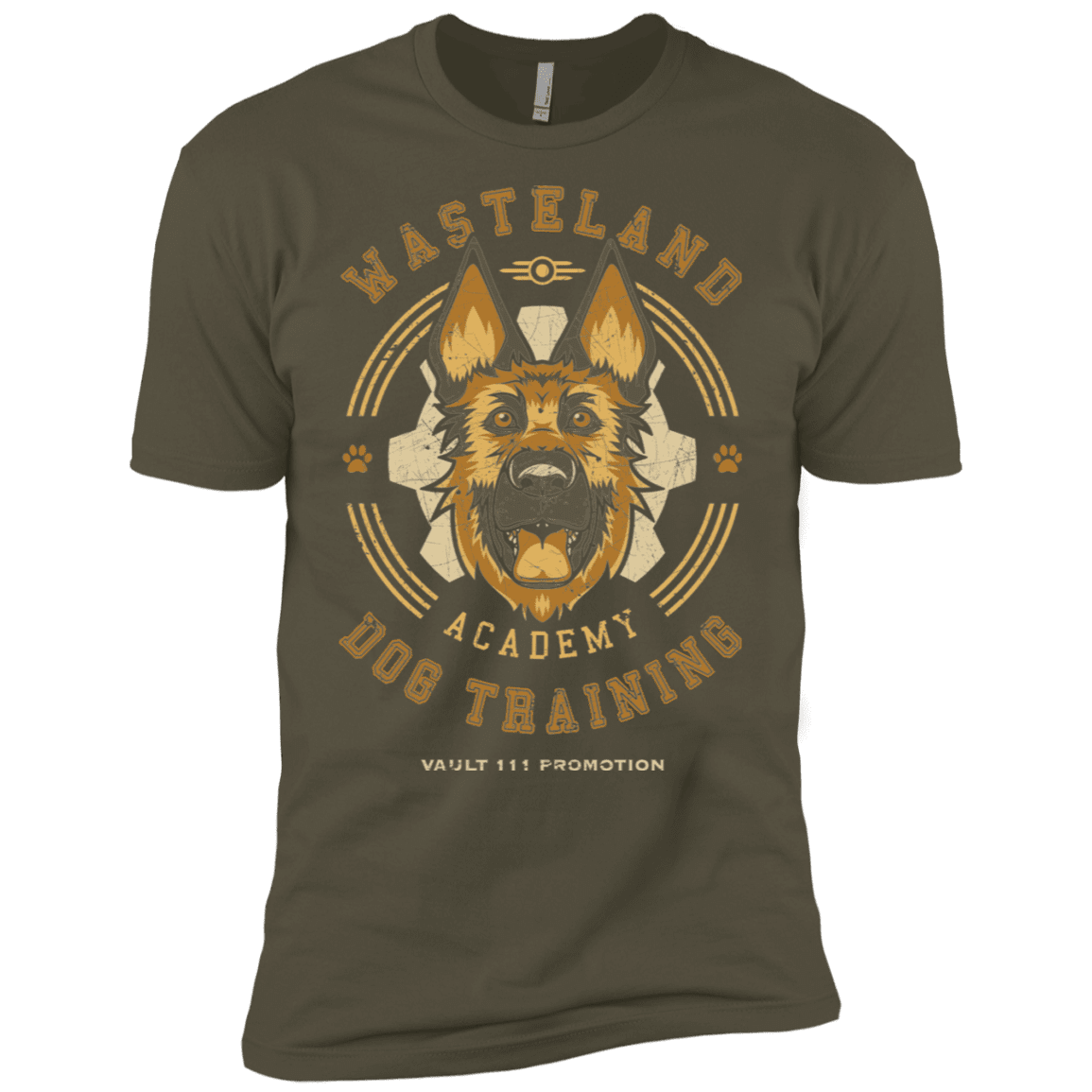 T-Shirts Military Green / X-Small Dogmeat Training Academy Men's Premium T-Shirt