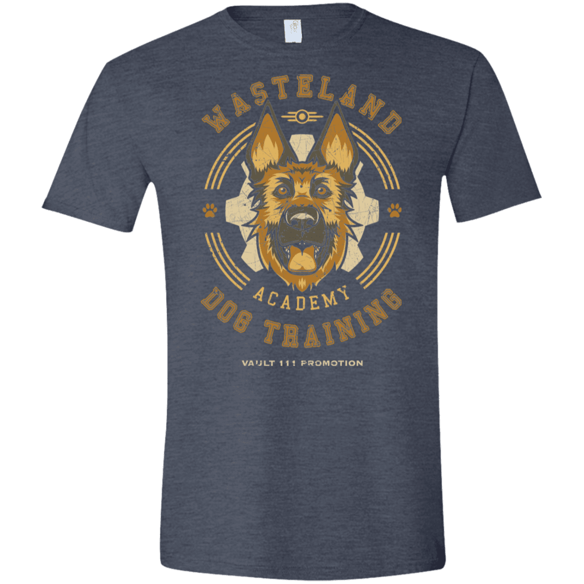 T-Shirts Heather Navy / S Dogmeat Training Academy Men's Semi-Fitted Softstyle