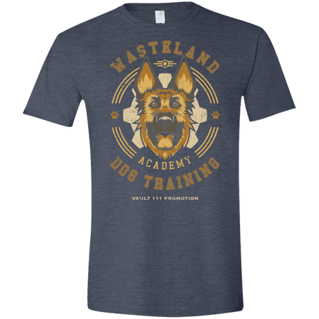 T-Shirts Heather Navy / S Dogmeat Training Academy Men's Semi-Fitted Softstyle