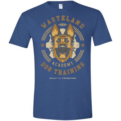 T-Shirts Heather Royal / X-Small Dogmeat Training Academy Men's Semi-Fitted Softstyle