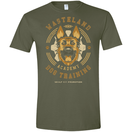 T-Shirts Military Green / S Dogmeat Training Academy Men's Semi-Fitted Softstyle