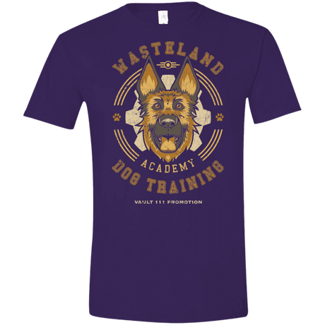 T-Shirts Purple / S Dogmeat Training Academy Men's Semi-Fitted Softstyle