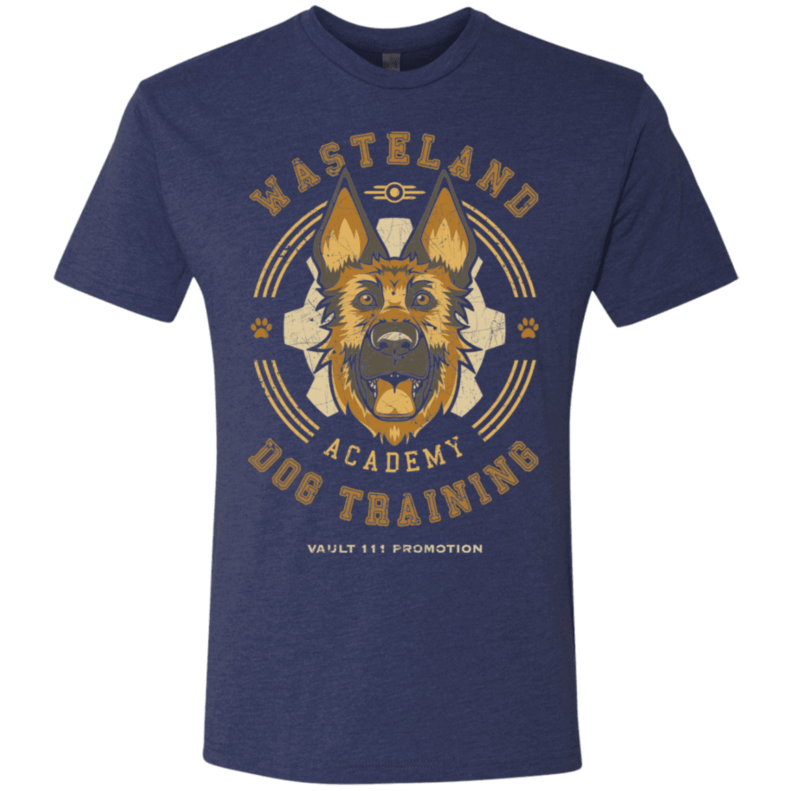 T-Shirts Vintage Navy / S Dogmeat Training Academy Men's Triblend T-Shirt