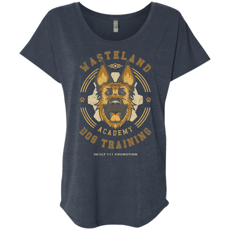 T-Shirts Vintage Navy / X-Small Dogmeat Training Academy Triblend Dolman Sleeve