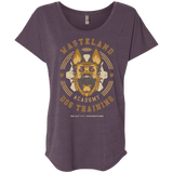 T-Shirts Vintage Purple / X-Small Dogmeat Training Academy Triblend Dolman Sleeve