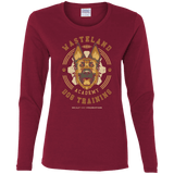 T-Shirts Cardinal / S Dogmeat Training Academy Women's Long Sleeve T-Shirt