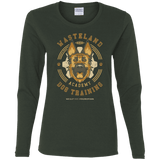 T-Shirts Forest / S Dogmeat Training Academy Women's Long Sleeve T-Shirt