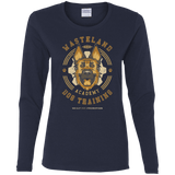 T-Shirts Navy / S Dogmeat Training Academy Women's Long Sleeve T-Shirt