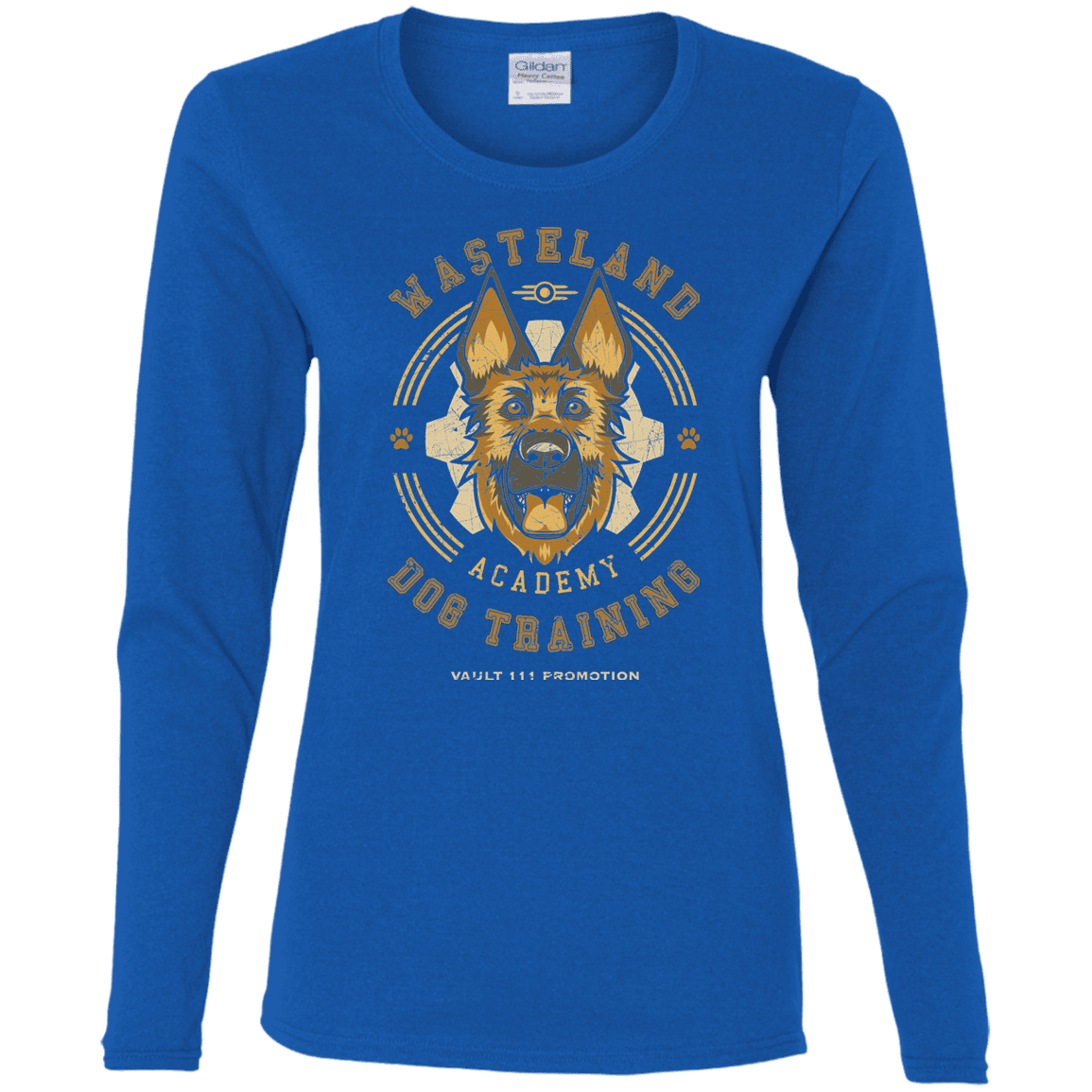 T-Shirts Royal / S Dogmeat Training Academy Women's Long Sleeve T-Shirt