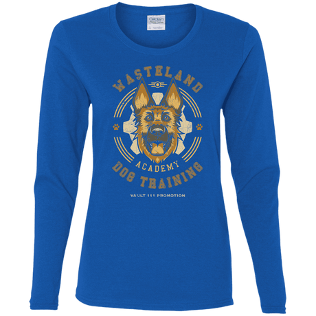 T-Shirts Royal / S Dogmeat Training Academy Women's Long Sleeve T-Shirt