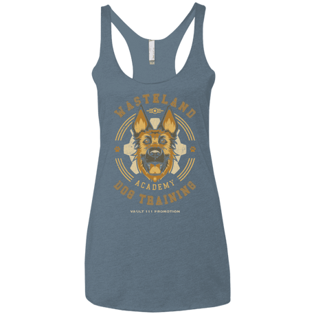 T-Shirts Indigo / X-Small Dogmeat Training Academy Women's Triblend Racerback Tank