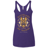 T-Shirts Purple Rush / X-Small Dogmeat Training Academy Women's Triblend Racerback Tank