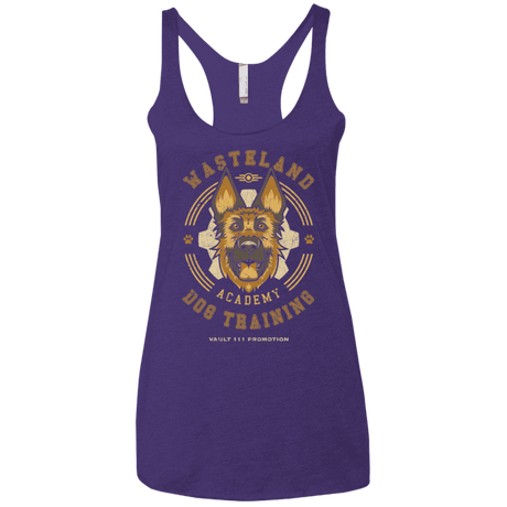 T-Shirts Purple Rush / X-Small Dogmeat Training Academy Women's Triblend Racerback Tank