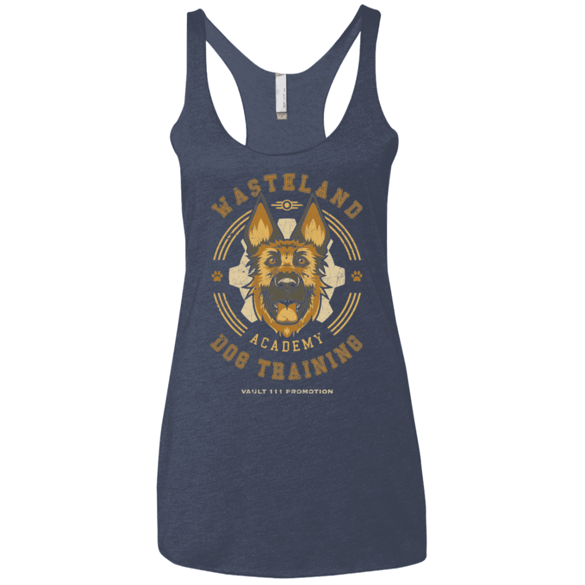 T-Shirts Vintage Navy / X-Small Dogmeat Training Academy Women's Triblend Racerback Tank