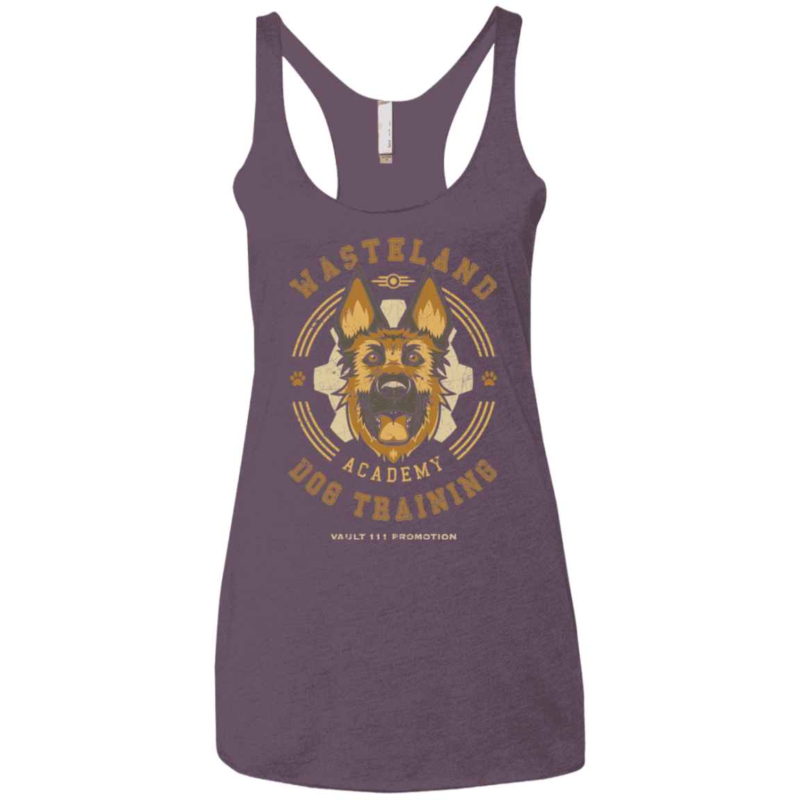 T-Shirts Vintage Purple / X-Small Dogmeat Training Academy Women's Triblend Racerback Tank