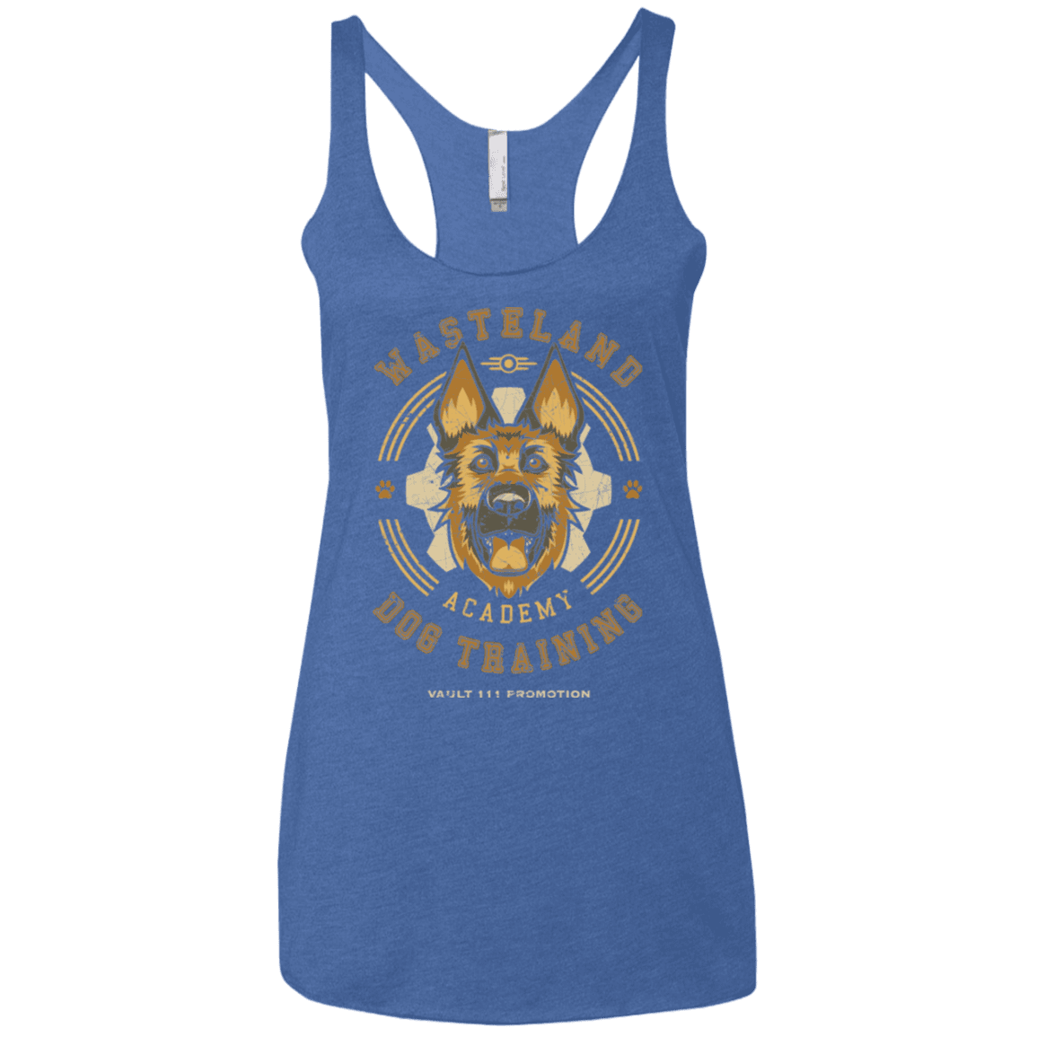 T-Shirts Vintage Royal / X-Small Dogmeat Training Academy Women's Triblend Racerback Tank