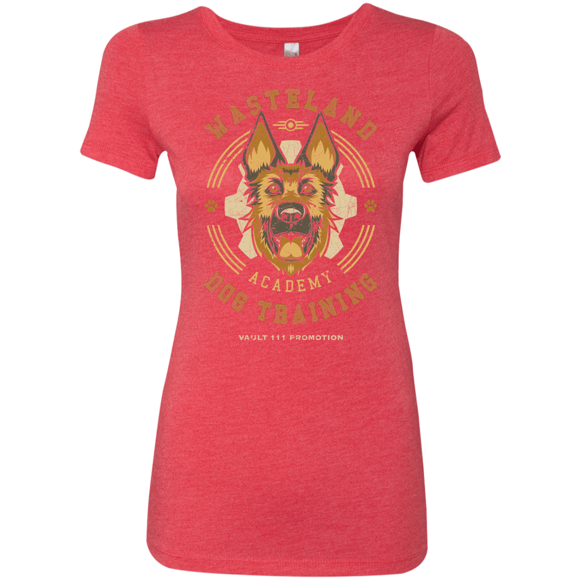 T-Shirts Vintage Red / S Dogmeat Training Academy Women's Triblend T-Shirt