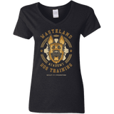 T-Shirts Black / S Dogmeat Training Academy Women's V-Neck T-Shirt