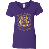 T-Shirts Purple / S Dogmeat Training Academy Women's V-Neck T-Shirt