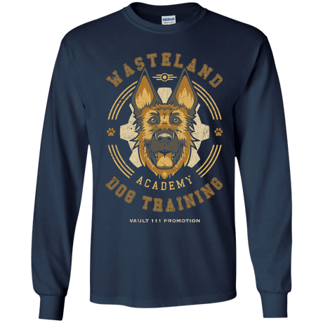 T-Shirts Navy / YS Dogmeat Training Academy Youth Long Sleeve T-Shirt
