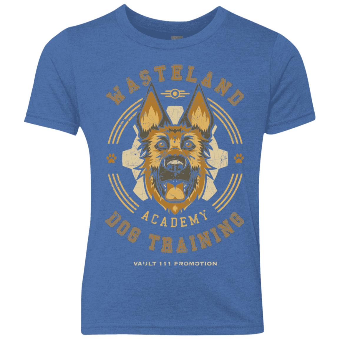 T-Shirts Vintage Royal / YXS Dogmeat Training Academy Youth Triblend T-Shirt
