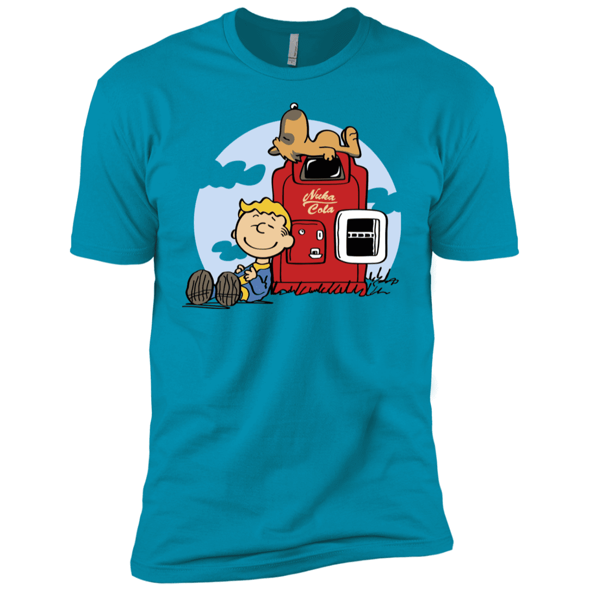 T-Shirts Turquoise / YXS Dogmuts Boys Premium T-Shirt