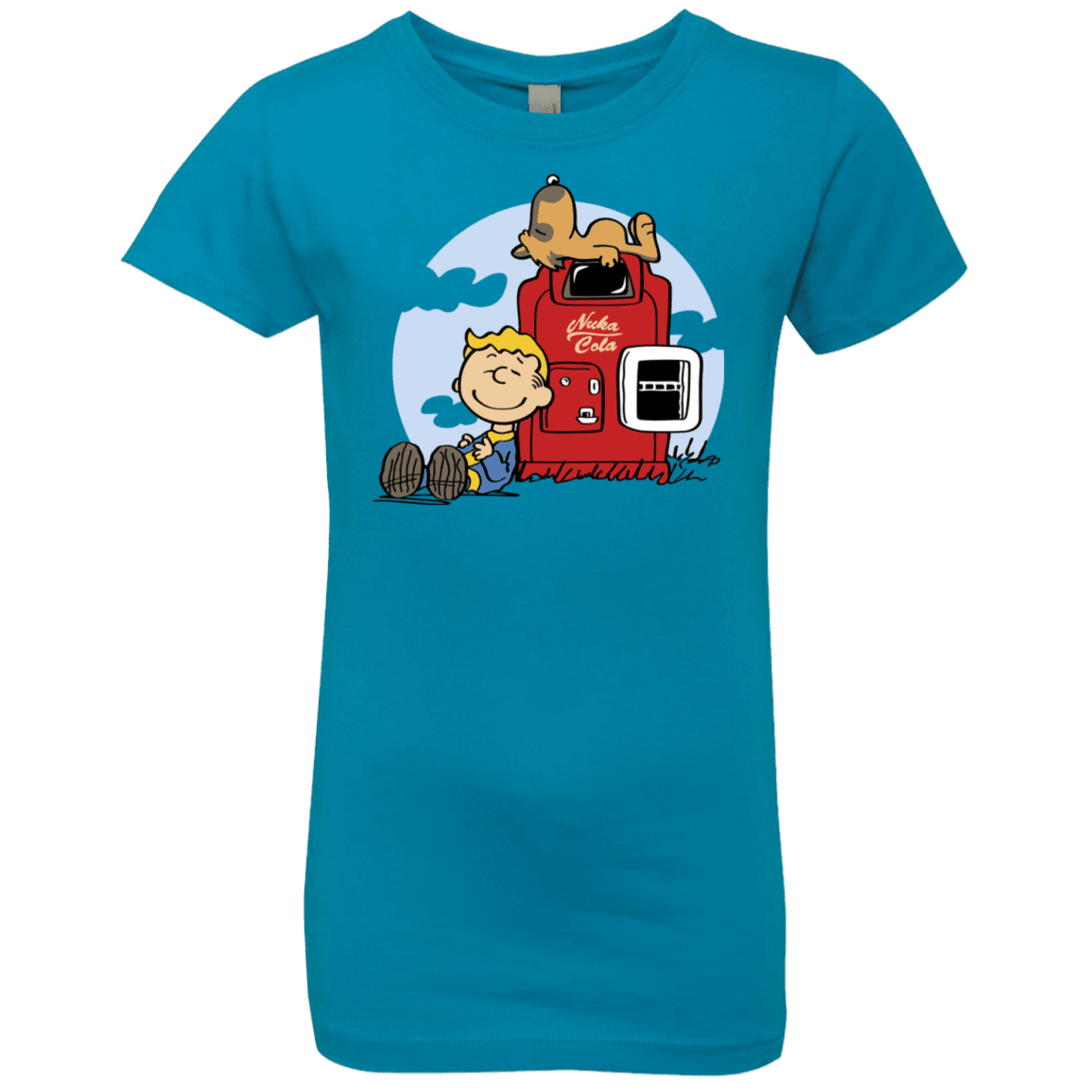 T-Shirts Turquoise / YXS Dogmuts Girls Premium T-Shirt