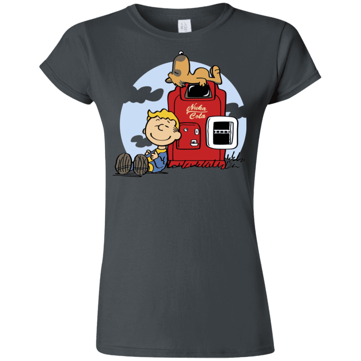 T-Shirts Charcoal / S Dogmuts Junior Slimmer-Fit T-Shirt