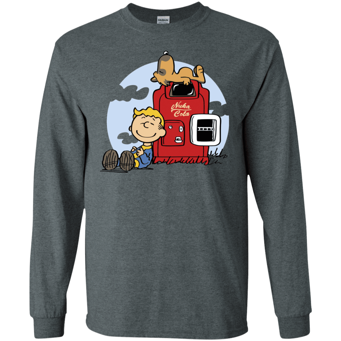 T-Shirts Dark Heather / S Dogmuts Men's Long Sleeve T-Shirt