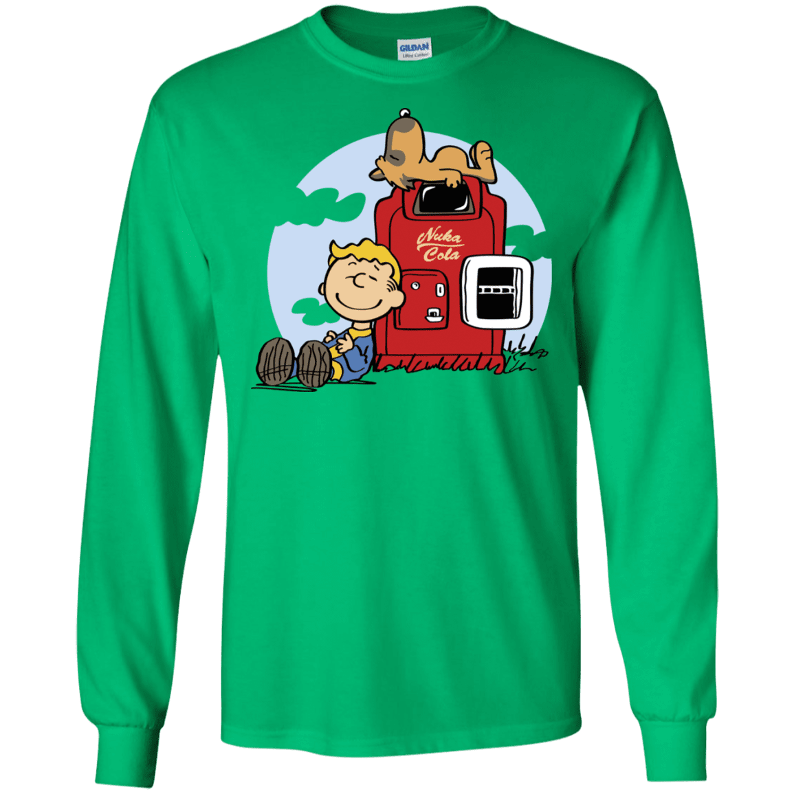 T-Shirts Irish Green / S Dogmuts Men's Long Sleeve T-Shirt