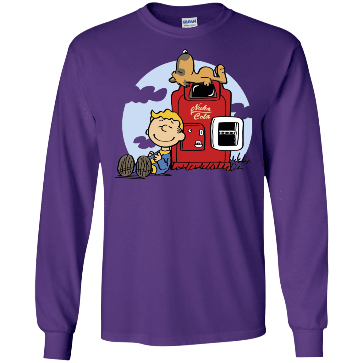 T-Shirts Purple / S Dogmuts Men's Long Sleeve T-Shirt