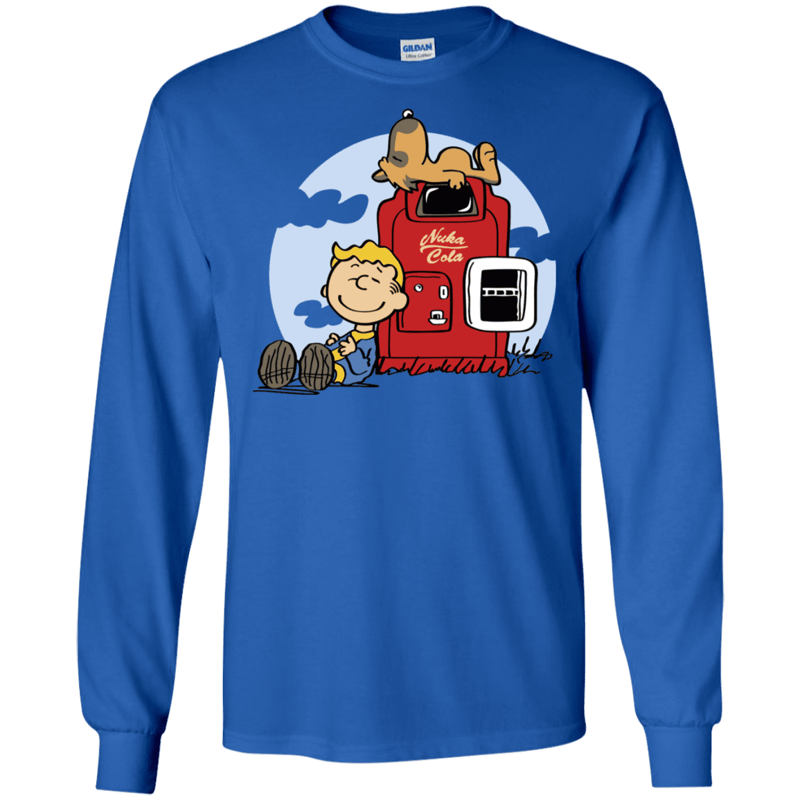 T-Shirts Royal / S Dogmuts Men's Long Sleeve T-Shirt