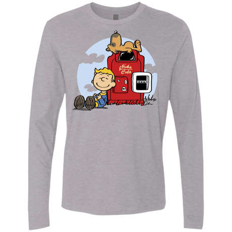 T-Shirts Heather Grey / S Dogmuts Men's Premium Long Sleeve