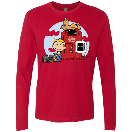 T-Shirts Red / S Dogmuts Men's Premium Long Sleeve