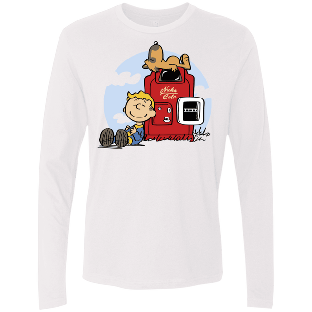 T-Shirts White / S Dogmuts Men's Premium Long Sleeve