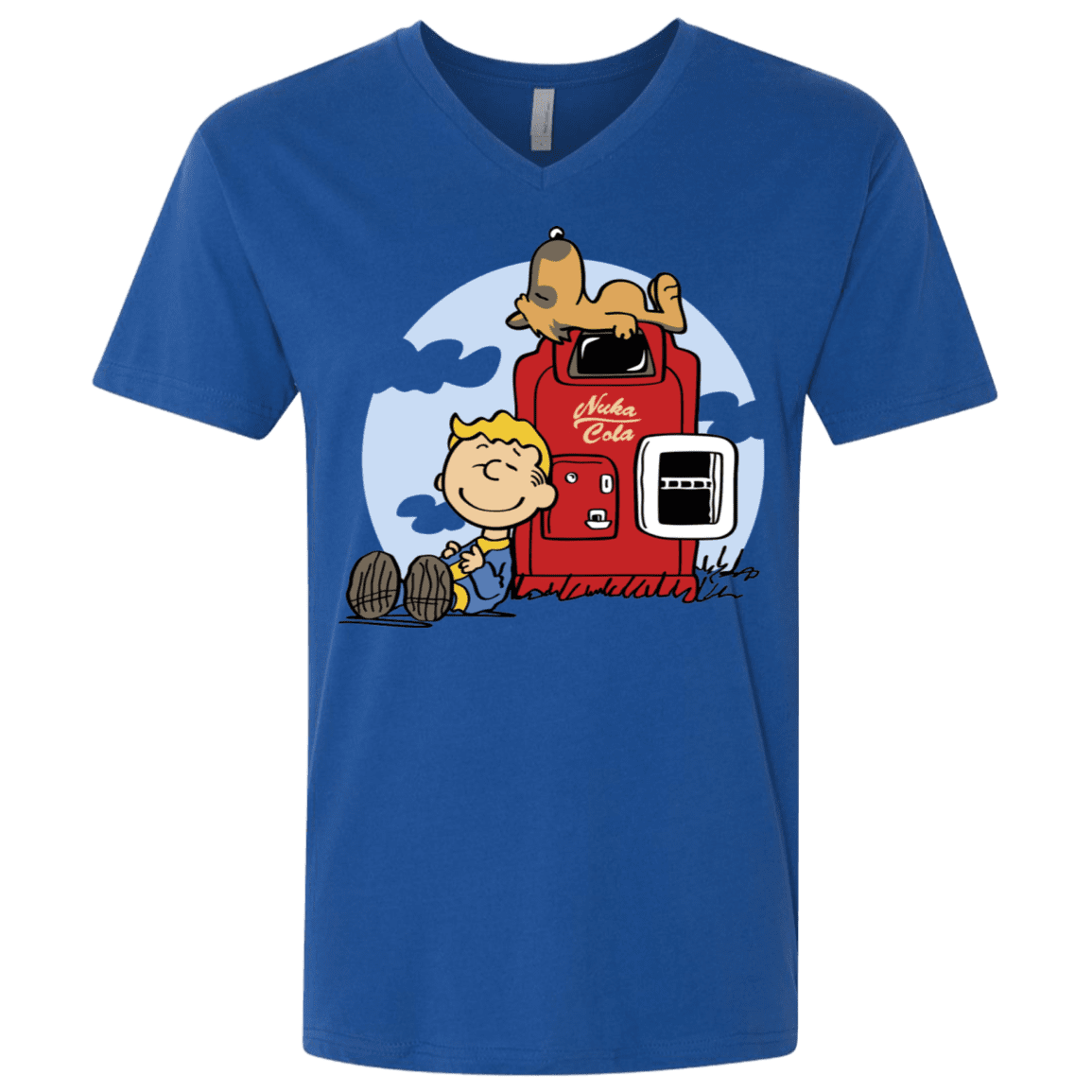 T-Shirts Royal / X-Small Dogmuts Men's Premium V-Neck
