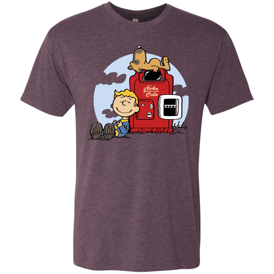 T-Shirts Vintage Purple / S Dogmuts Men's Triblend T-Shirt