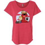 T-Shirts Vintage Red / X-Small Dogmuts Triblend Dolman Sleeve