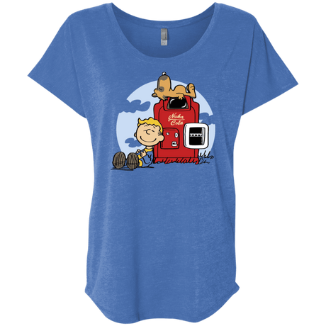 T-Shirts Vintage Royal / X-Small Dogmuts Triblend Dolman Sleeve