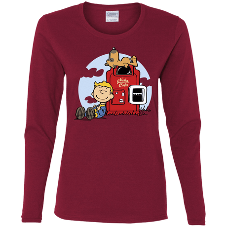 T-Shirts Cardinal / S Dogmuts Women's Long Sleeve T-Shirt