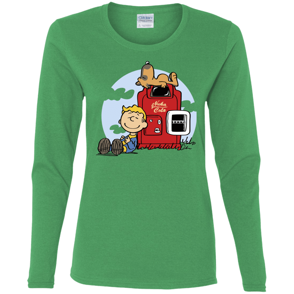 T-Shirts Irish Green / S Dogmuts Women's Long Sleeve T-Shirt